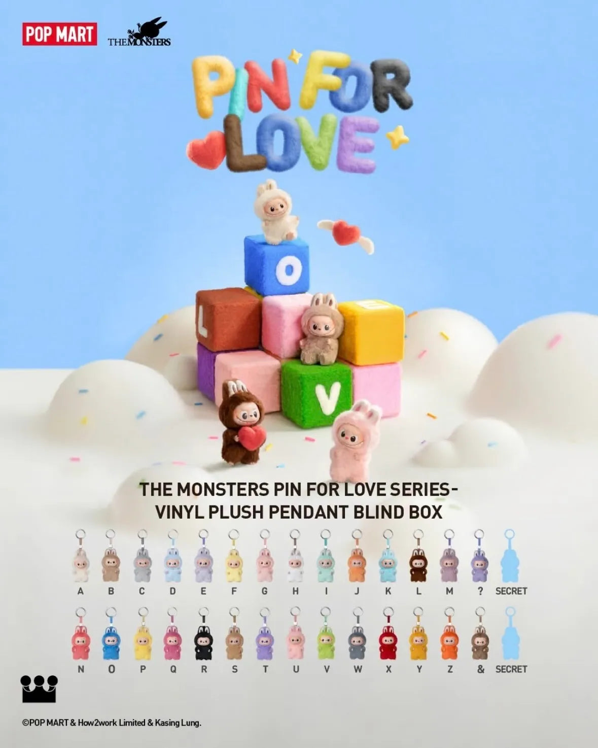 [Pre-Order(Deposit)]Pop Mart Labubu “The Monsters” Vinyl Plush Collection – V1 to V4 🌟