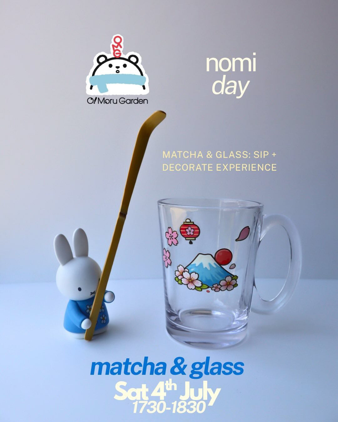 🍵Matcha & Glass Decoration Experience with NOMI DAY