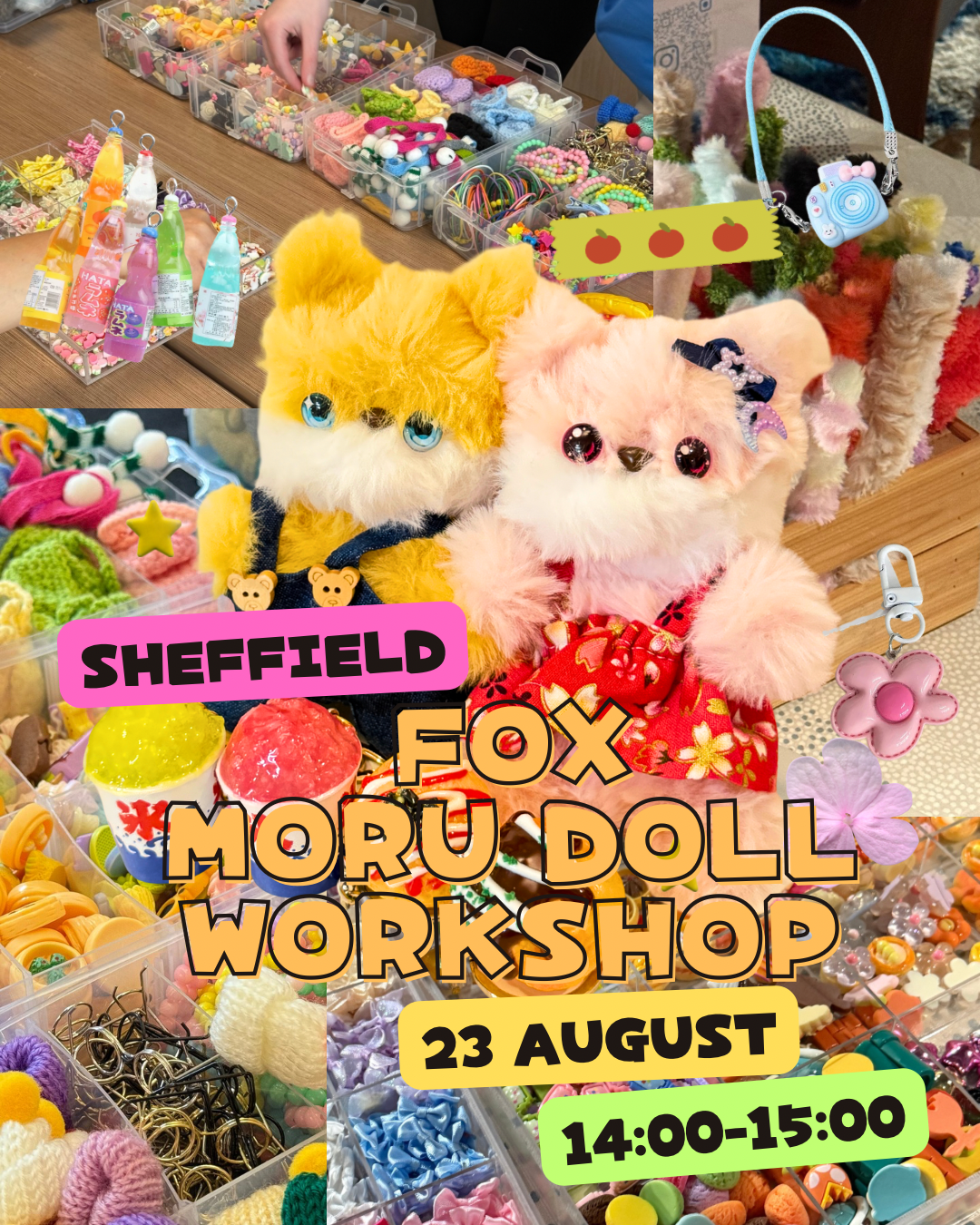 [Sheffield Pop up]Hoshi & Momo Fox Moru Doll Workshop
