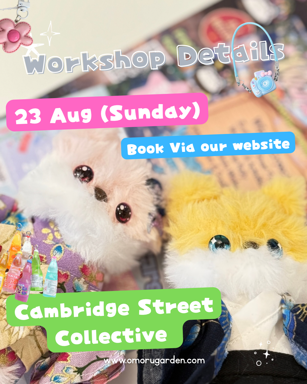 [Sheffield Pop up]Hoshi & Momo Fox Moru Doll Workshop